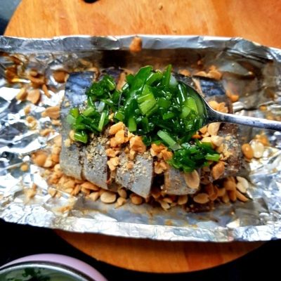 cá ngừ nướng giấy bạc