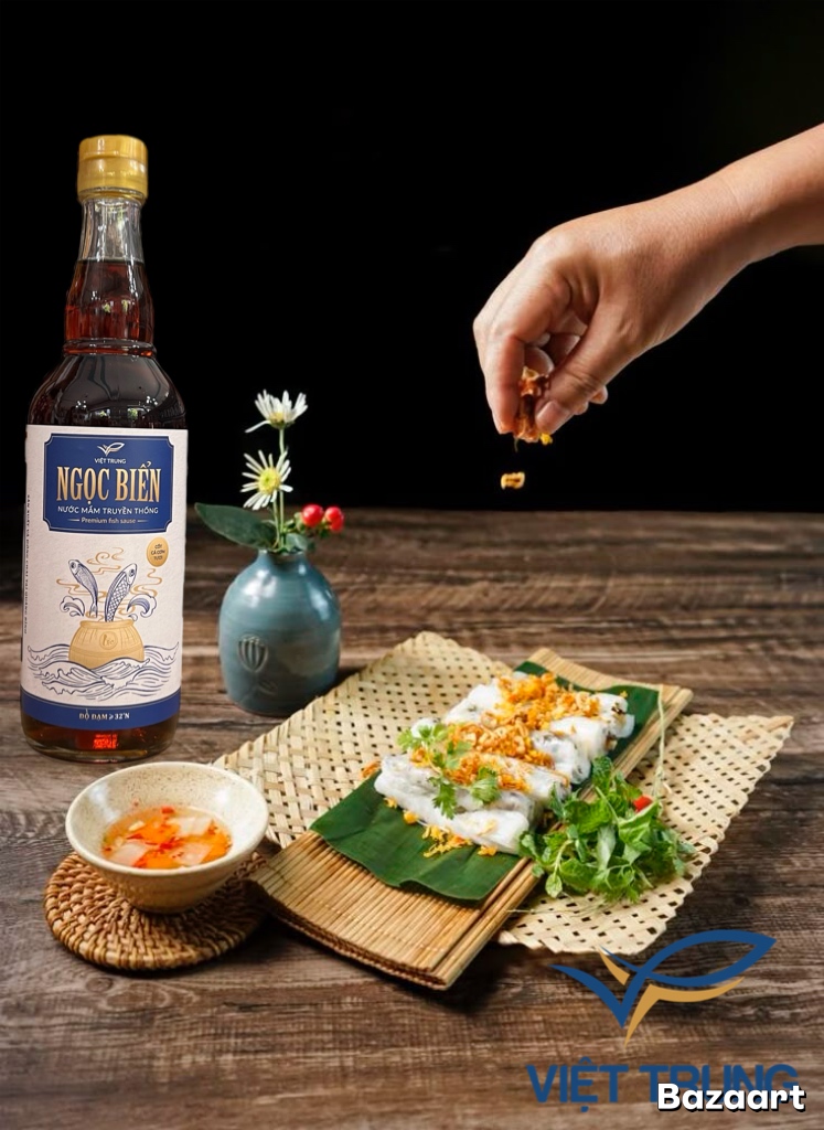 Nước mắm cốt cá cơm tươi Ngọc biển quảng bình