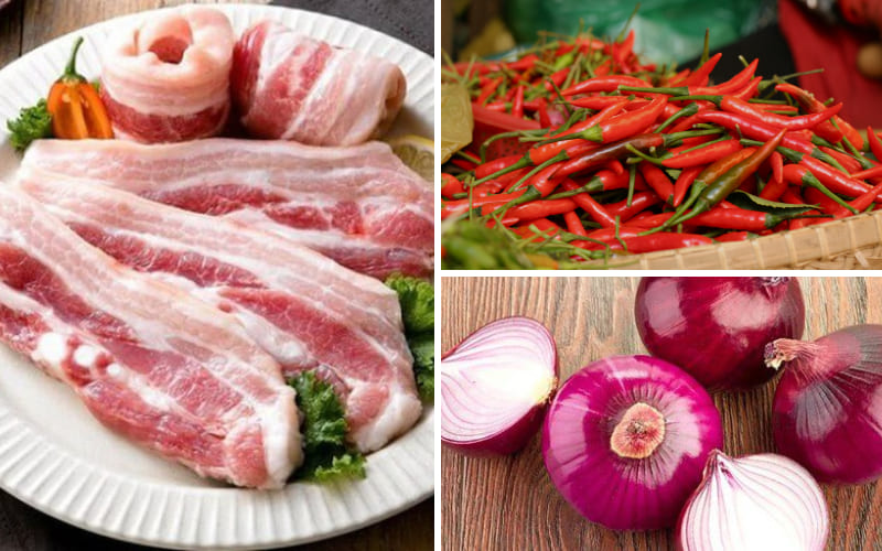 thịt kho với nước mắm ngọc biển